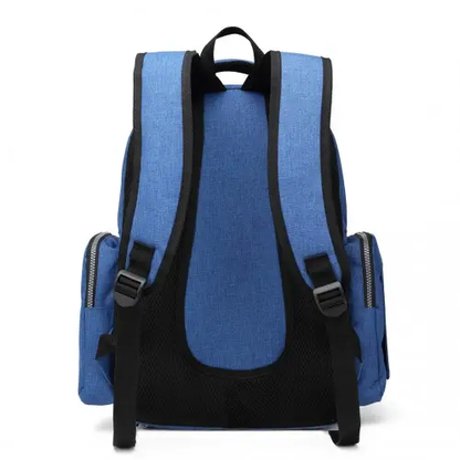 E6706 - Kono Large Capacity Multi Function Baby Diaper Backpack - Blue by All Mart Bristol Ltd