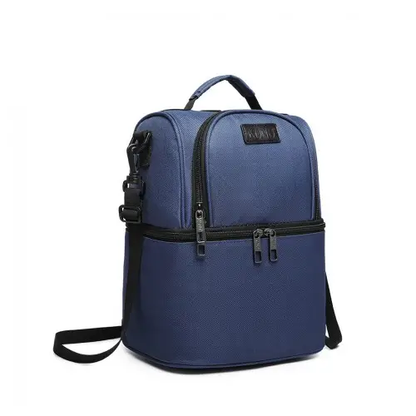 E1958-KONO INSULATED COOL BAG FAMILY LUNCH BOX - NAVY by All Mart Bristol Ltd