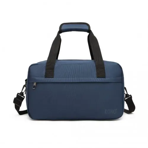 E1960S - Kono Lightweight Multi Purpose Unisex Sports Travel Duffel Bag - Navy by All Mart Bristol Ltd