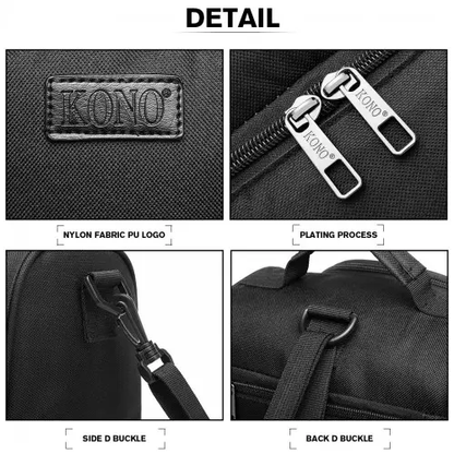 E1958-KONO INSULATED COOL BAG FAMILY LUNCH BOX - BLACK by All Mart Bristol Ltd