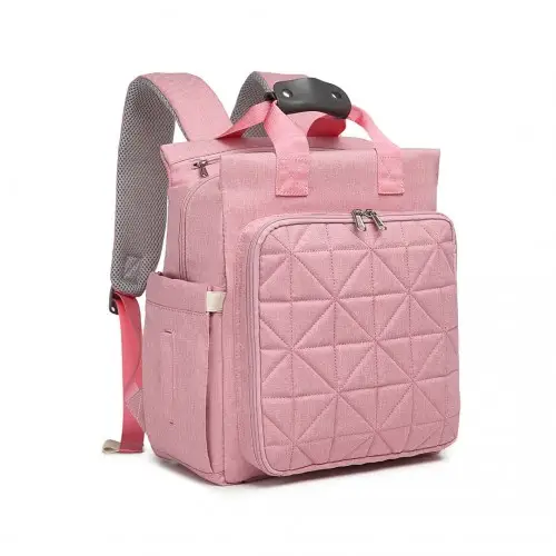 EM2105 - Kono Simple Lightweight Maternity Changing Bag - Pink by All Mart Bristol Ltd