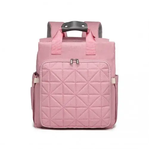 EM2105 - Kono Simple Lightweight Maternity Changing Bag - Pink by All Mart Bristol Ltd