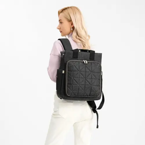 EM2105 - Kono Simple Lightweight Maternity Changing Bag - Pink by All Mart Bristol Ltd