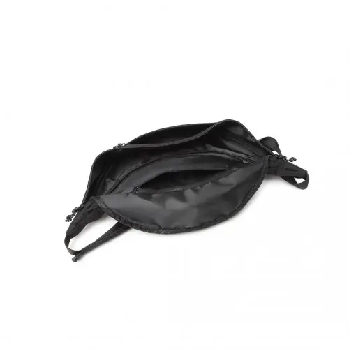 EA2136 - Kono Lightweight Fashion Sports Bum Bag For Men And Women - Black by All Mart Bristol Ltd