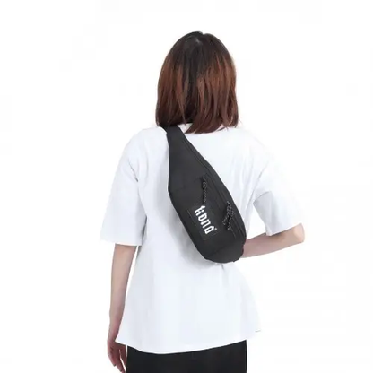 EA2136 - Kono Lightweight Fashion Sports Bum Bag For Men And Women - Black by All Mart Bristol Ltd