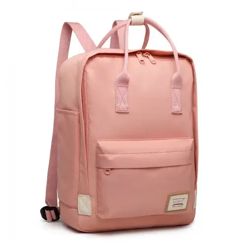 EB2017 - Kono Large Polyester Laptop Backpack - Pink by All Mart Bristol Ltd