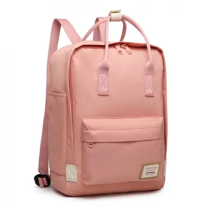 EB2017 - Kono Large Polyester Laptop Backpack - Pink by All Mart Bristol Ltd
