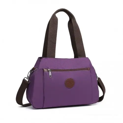 EH2239 - Kono Waterproof Multi-Functional Handbag Cross Body Bag - Purple by All Mart Bristol Ltd