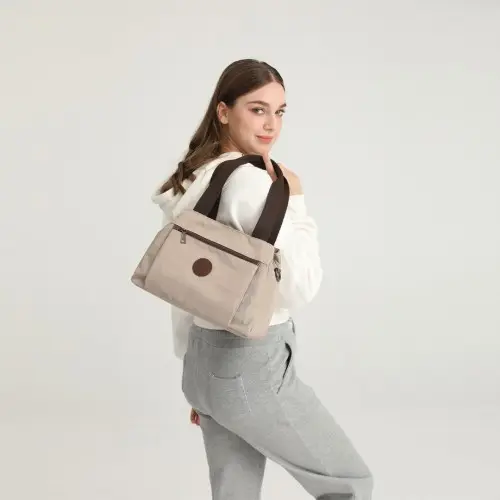 EH2239 - Kono Waterproof Multi-Functional Handbag Cross Body Bag - Purple by All Mart Bristol Ltd