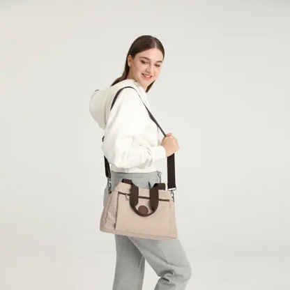 EH2239 - Kono Waterproof Multi-Functional Handbag Cross Body Bag - Purple by All Mart Bristol Ltd