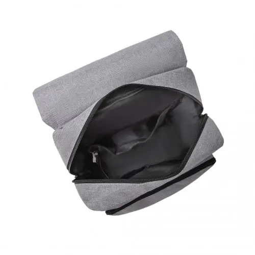 EG2032 - Kono Smart Practical Backpack with USB Chargable Interface - Grey by All Mart Bristol Ltd