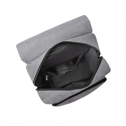 EG2032 - Kono Smart Practical Backpack with USB Chargable Interface - Grey by All Mart Bristol Ltd