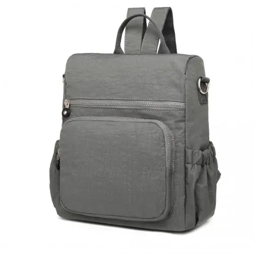 EH2107 - Kono Multi Way Anti-theft Waterproof Backpack Shoulder Bag - Grey by All Mart Bristol Ltd