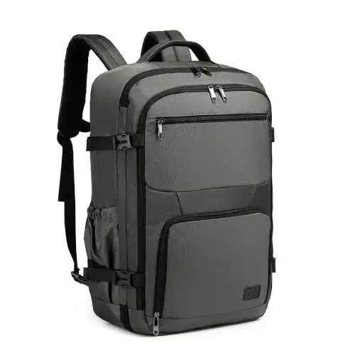 EM2207 - Kono Multifunctional Portable Travel Backpack Cabin Luggage Bag - Grey by All Mart Bristol Ltd