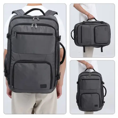 EM2207 - Kono Multifunctional Portable Travel Backpack Cabin Luggage Bag - Grey by All Mart Bristol Ltd