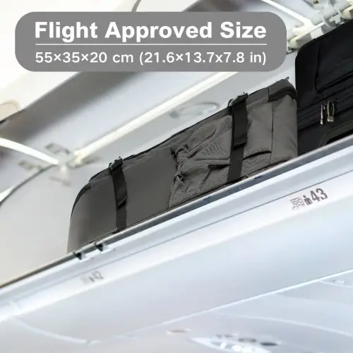 EM2207 - Kono Multifunctional Portable Travel Backpack Cabin Luggage Bag - Grey by All Mart Bristol Ltd