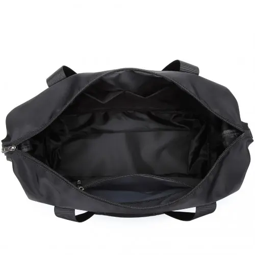 EA2212 - Kono Two Pieces Expandable Durable Waterproof Travel Duffel Bag Set - Black by All Mart Bristol Ltd