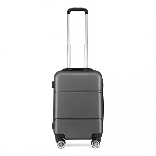 K1995L - Kono Hard Shell ABS Carry On Suitcase 20 Inch - Grey by All Mart Bristol Ltd