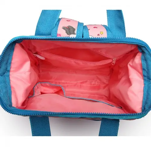 LB6896 - Miss Lulu Child's Unicorn Backpack with Pencil Case - Pink by All Mart Bristol Ltd
