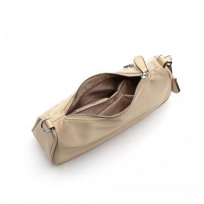 LB2060 - Miss Lulu Cross-Body Handbag with a Detachable Pouch - Khaki by All Mart Bristol Ltd