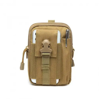 S2053 - Kono Casual Small Canvas Cross Body Bag - Khaki by All Mart Bristol Ltd