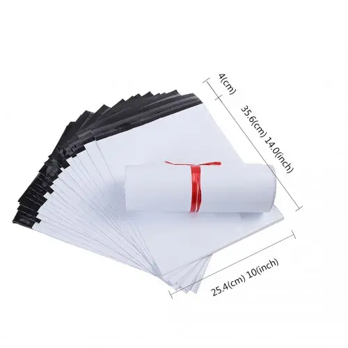 MAIL M 100 - Poly Mail Bags Medium Size 10"x14" Waterproof, Tear-Resistant, Self-Seal Postal Bags - 100 Pieces by All Mart Bristol Ltd