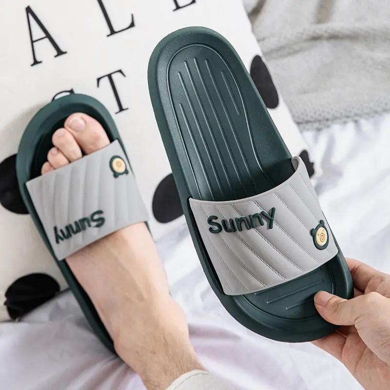 Sandals And Men's Summer Indoor Home Household Bathroom Bath Non-slip by Dropshipman
