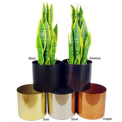 150cm Twisted Trunk Artificial Japanese Fruticosa Ficus Tree Gold Planter by Leaf