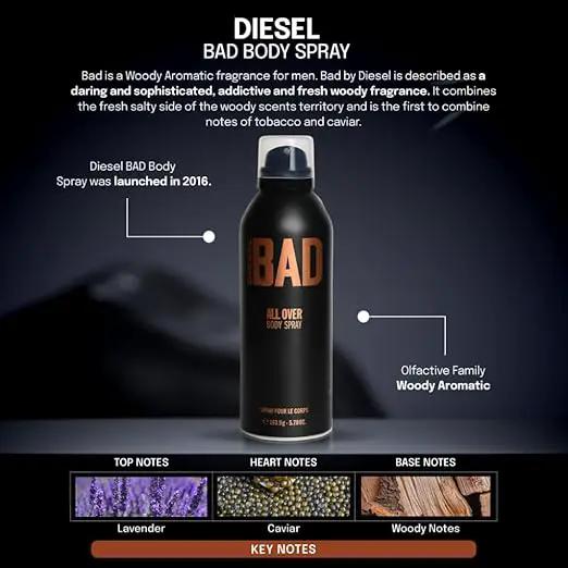 Diesel Bad Body Spray 200ml by Diesel