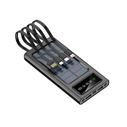 Portable Solar Power Bank With Cable by Dropshipman