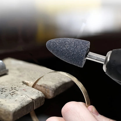 4Pcs Grinding Wheel Heads with Hexagonal Shank - Metal Polishing Stones Set for Polishing, Repairing, Sharpening by All Mart Bristol Ltd