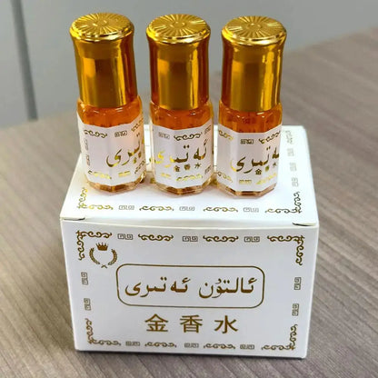 Arabian Perfume Oil Roll On Portable Long Lasting Scent for Men Women Middle East Gold Roll On Perfume Oil Portable Fragrance by All Mart Bristol Ltd