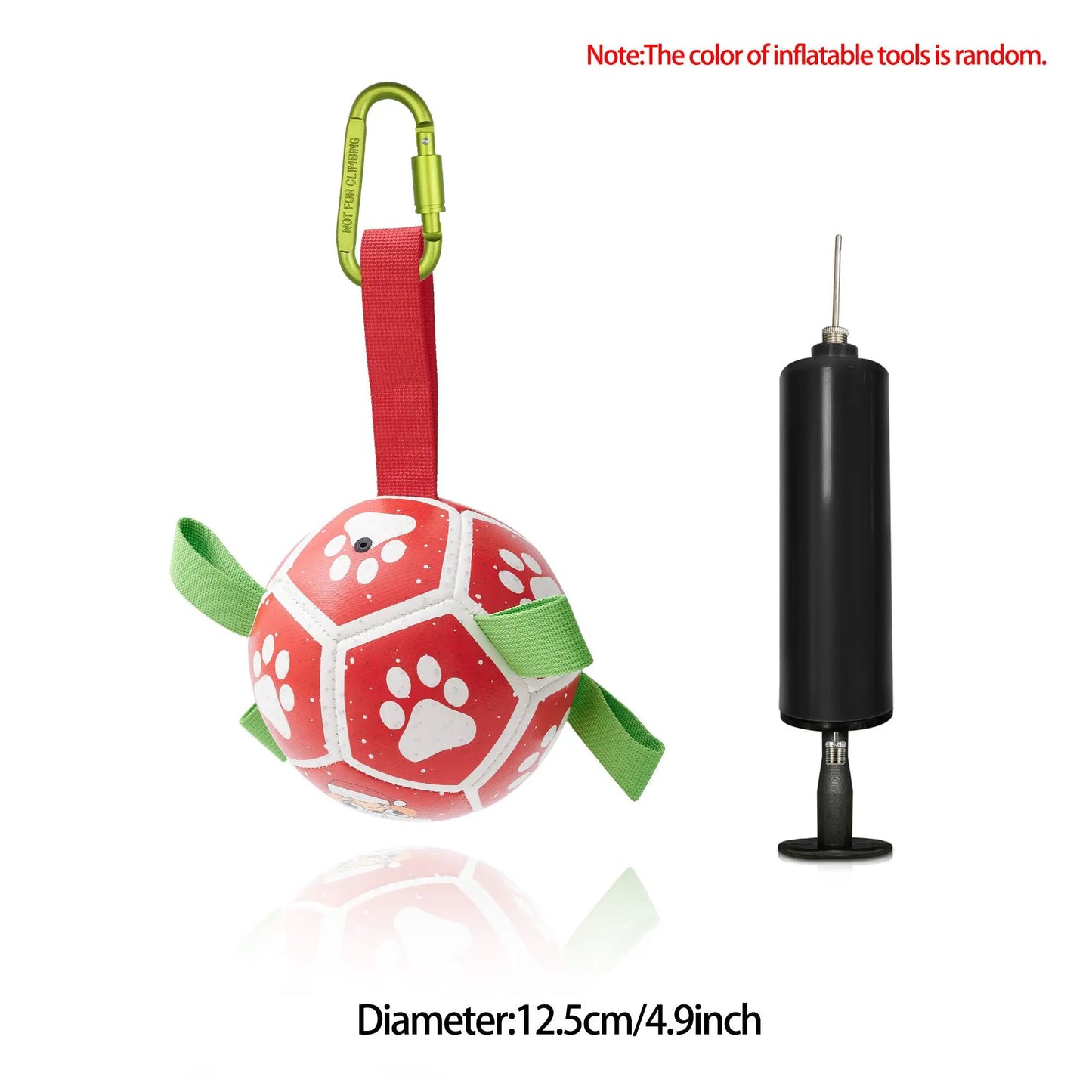 Interactive Dog Football Toy Soccer Ball Inflated Training Toy For Dogs Outdoor Border Collie Balls For Large Dogs Pet Supplies by Dropshipman