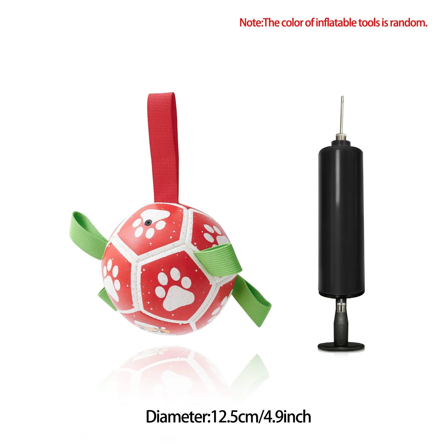 Interactive Dog Football Toy Soccer Ball Inflated Training Toy For Dogs Outdoor Border Collie Balls For Large Dogs Pet Supplies by Dropshipman