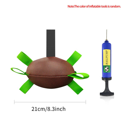 Interactive Dog Football Toy Soccer Ball Inflated Training Toy For Dogs Outdoor Border Collie Balls For Large Dogs Pet Supplies by Dropshipman