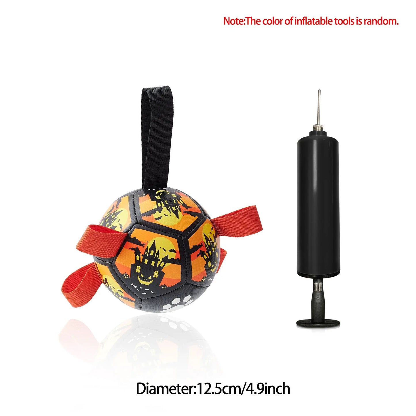 Interactive Dog Football Toy Soccer Ball Inflated Training Toy For Dogs Outdoor Border Collie Balls For Large Dogs Pet Supplies by Dropshipman