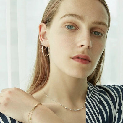 17mm hoop earrings by Nabi London