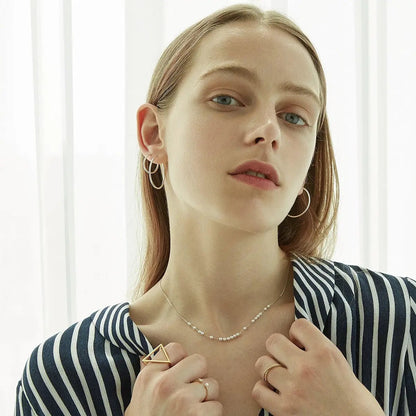17mm hoop earrings by Nabi London