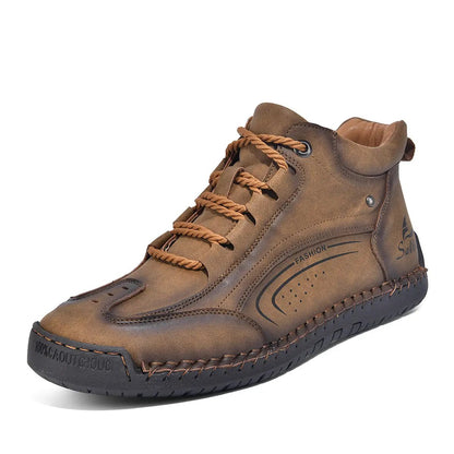 Plus-size Mens Fashion With Hand-stitched Soles by Dropshipman