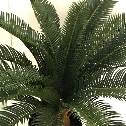 70cm Artificial Tropical Cycas Palm Plant by Leaf