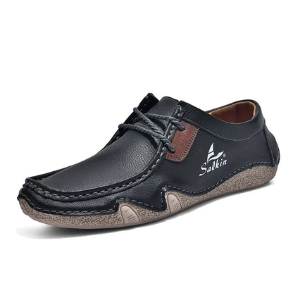 Men's Low-cut Casual Shoes With Front Laces by Dropshipman