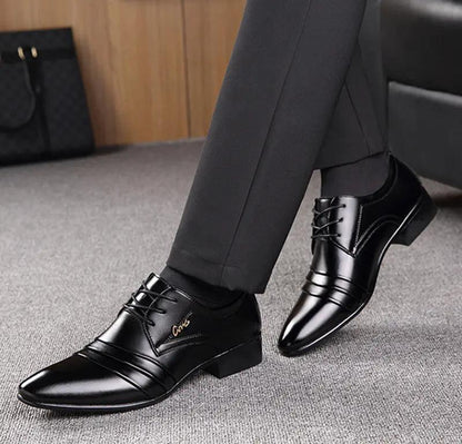Casual Formal Business Leather Shoes Men by Dropshipman