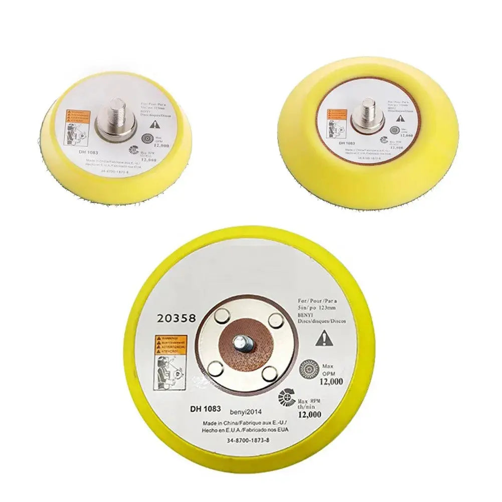 2/3/5 Inch Polishing Sanding Disc M6/M8 Male Thread Backing Pad Sander Polishing Tray For Wood Metal For Grinding Polishing by All Mart Bristol Ltd
