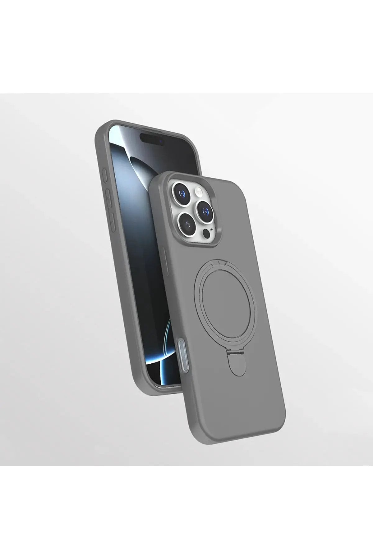 Iphone 16 Pro Case with Magnetic Charging and Ring Stand - Samara Cover by All Mart Bristol Ltd