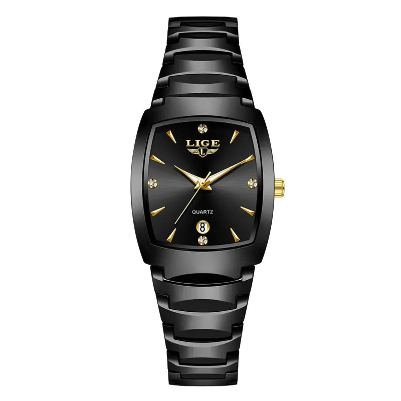 LIGE 2026 new Women's Watch Business Luxury Ladies clock Fashion quartz Simple Watch for Women Gift Women's wristwatch reloj+BOX by All Mart Bristol Ltd