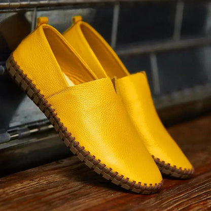 Men's Gommino Layer Leather Slip-on by Dropshipman