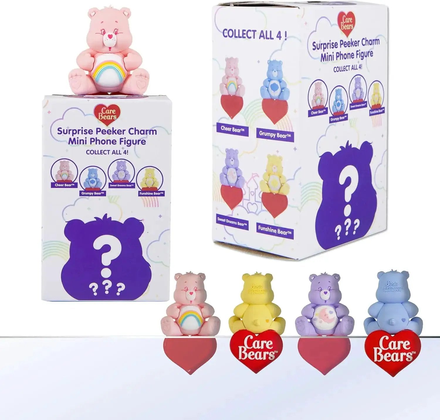 Sonix X Care Bears Peekers - Adhesive Decoration - Blind Box - Includes Grumpy, Cheer, Sweet Dreams, or Funshine by All Mart Bristol Ltd