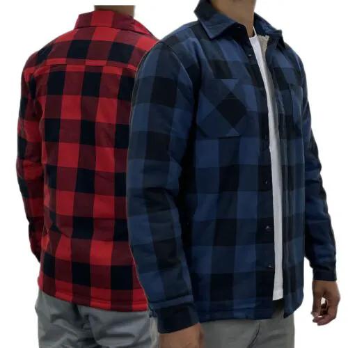 Mens Sherpa Fleece Lined Work Shirt - 4061 by Ek Wholesale