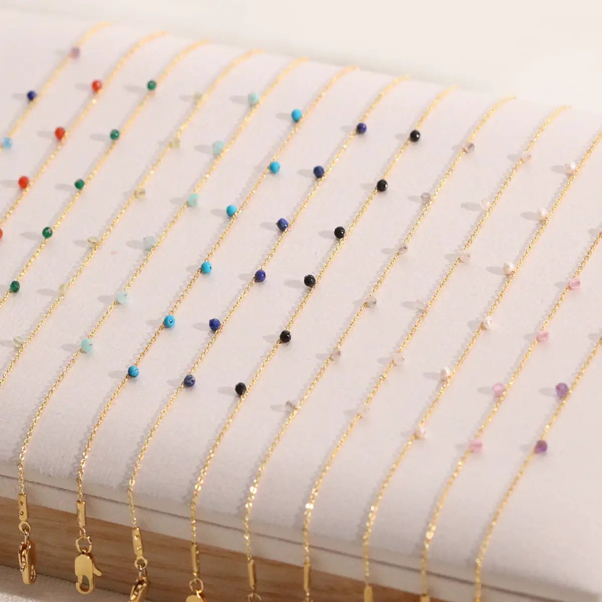 Six berry gemstone bracelet by Nabi London