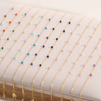 Six berry gemstone bracelet by Nabi London
